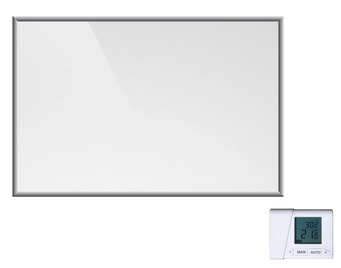 800 Watt Infrarotheizung Spiegel WIST Firstheating 90x60 inkl. Funkthermostat-Set-0